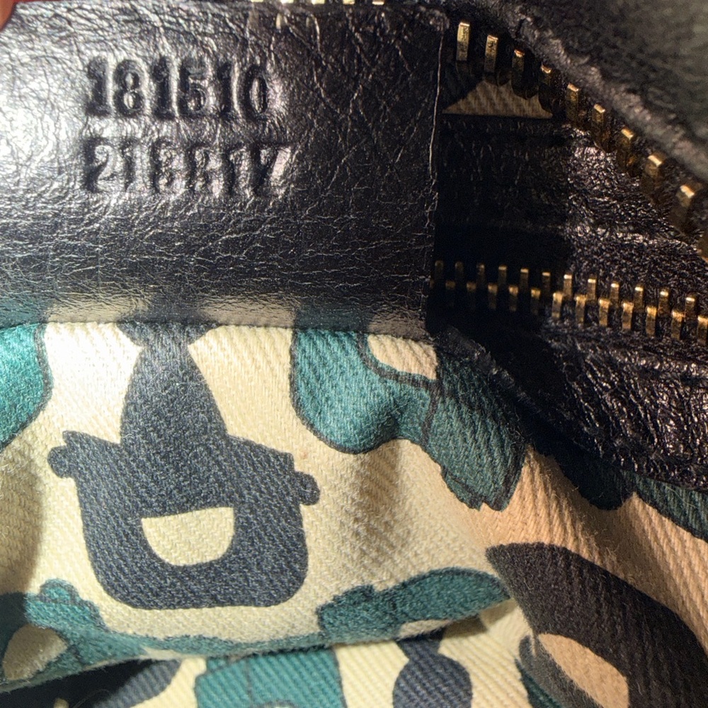 Authentic Gucci large leather tote with Guccissima embossed details. - Picture 4 of 15